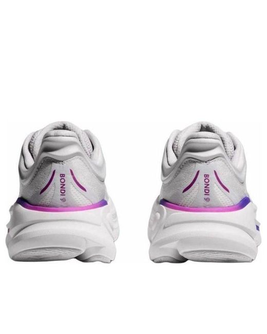 Hoka One One White Bondi 9 Wide 'Cosmic' for men