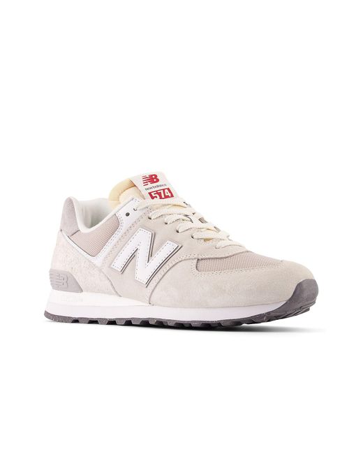 New Balance White 574 'Sea Salt' for men