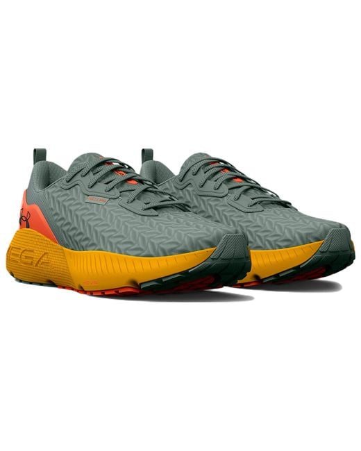 Under Armour Blue S Hovr Mega 3 Clone Running Shoes Grey 10 for men