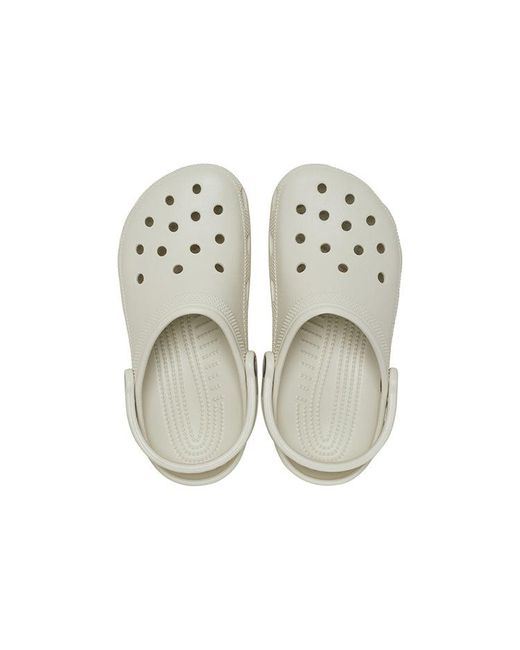 CROCSTM White Classic Clogs 'Linen' for men