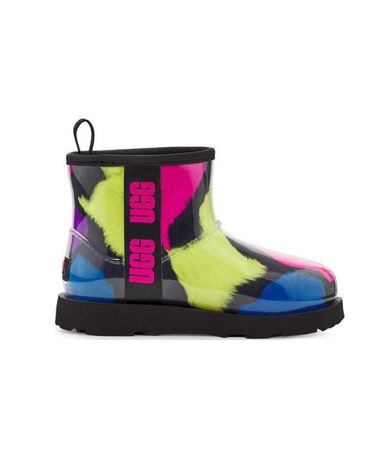 Ugg Purple (Wmns) Classic Clear Mini Party Spots Boot