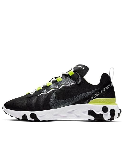 Nike Black (Wmns) React Element 55 Se Lemon Venom'