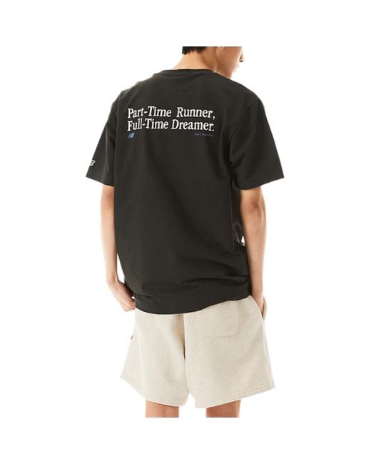 New Balance Black Hypersports Logo T-Shirt