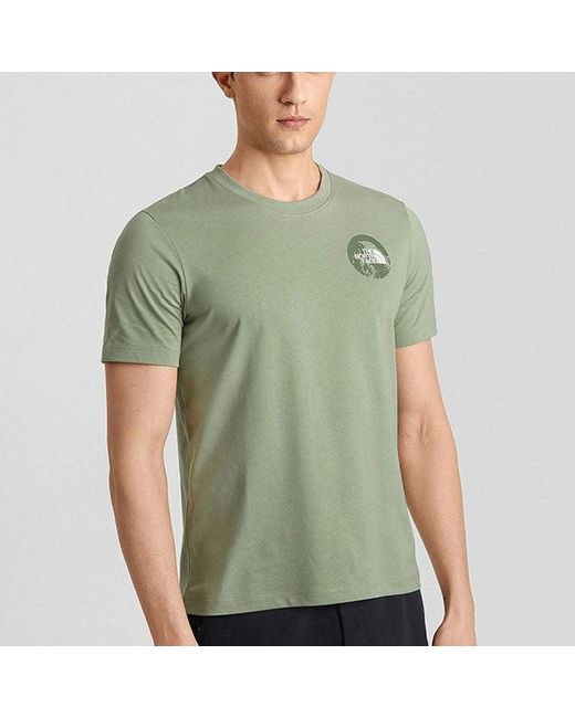 The North Face Green Logo T-Shirt for men