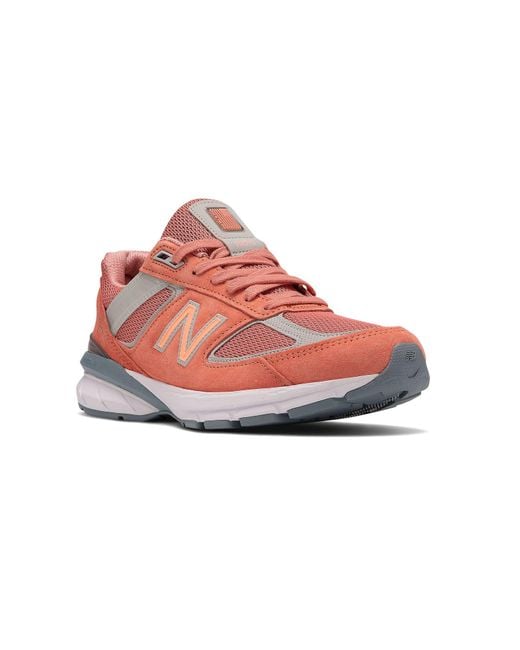 New Balance Red 990V5 Made for men