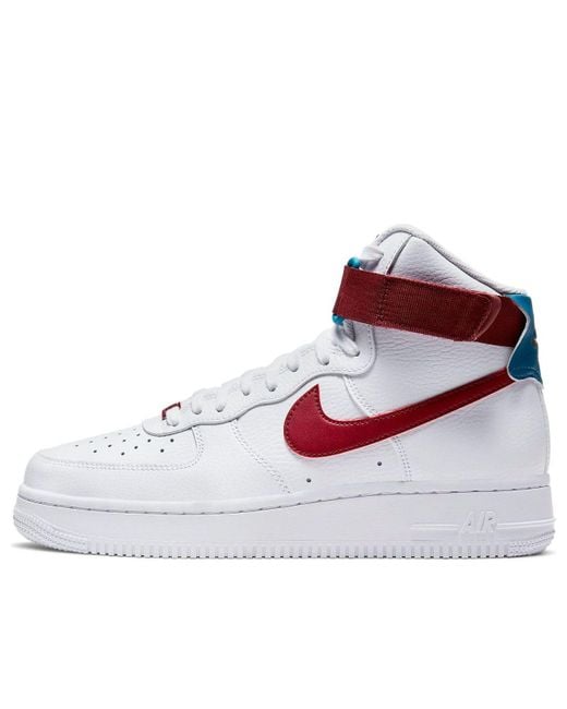 Nike Red (Wmns) Air Force 1 High Team'