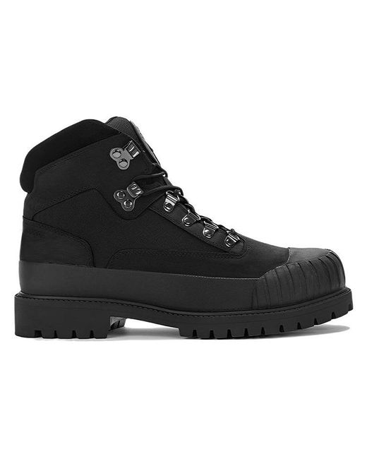 Timberland Black Heritage Rubber-toe Hiking Boots for men