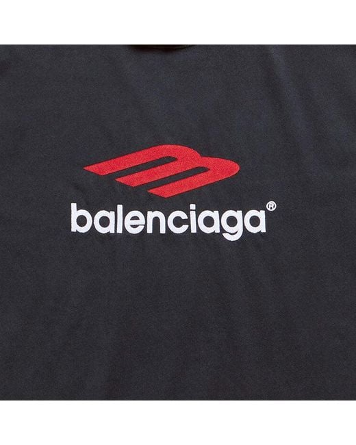 Balenciaga Black 3B Sports Icon T-Shirt for men