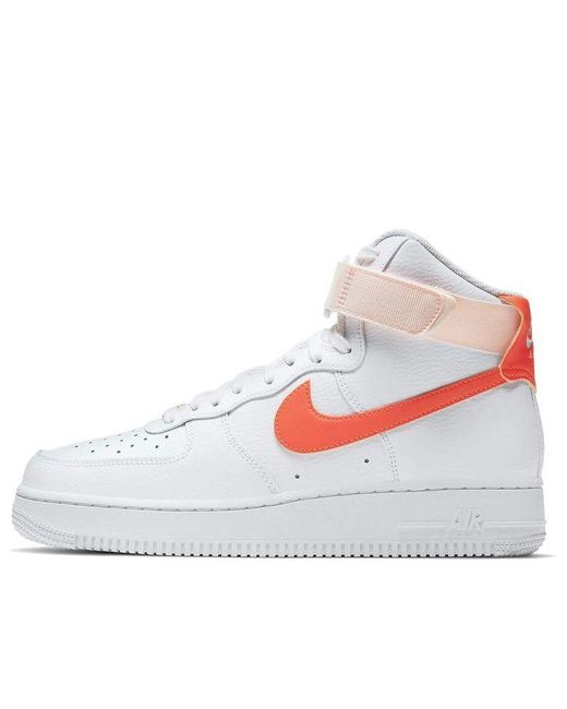 Nike Air Force 1 High 'white Orange Pearl' | Lyst