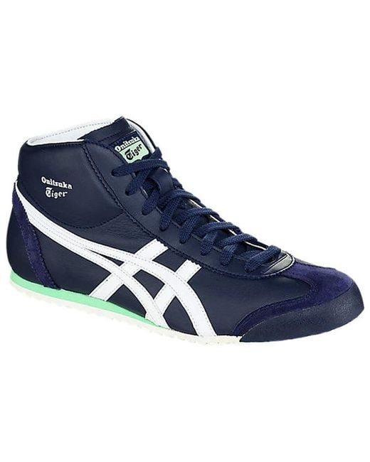 Onitsuka Tiger Blue Mexico Mid Runner for men