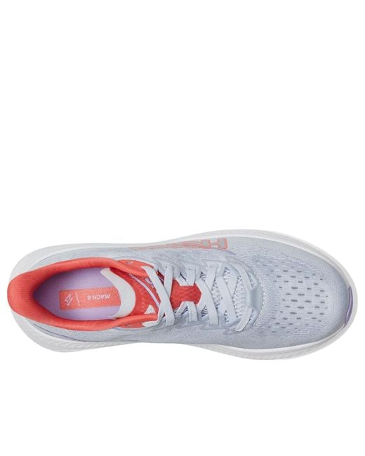 Hoka One One White (Wmns) Mach 6 Wide 'Pale Dusk Gull'
