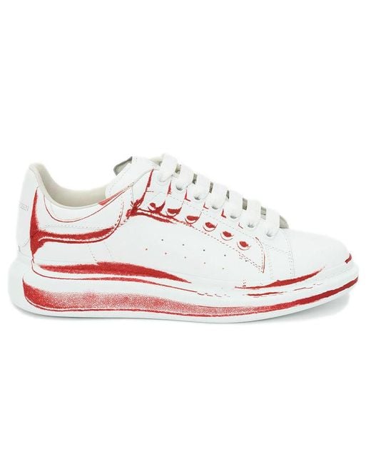 McQueen White Oversized Sneaker Lust Print' for men