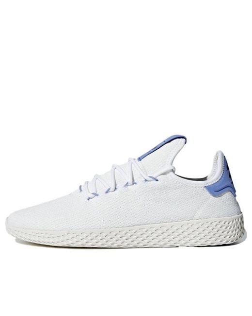 Adidas White X Pharrell Tennis Hu Lilac' for men