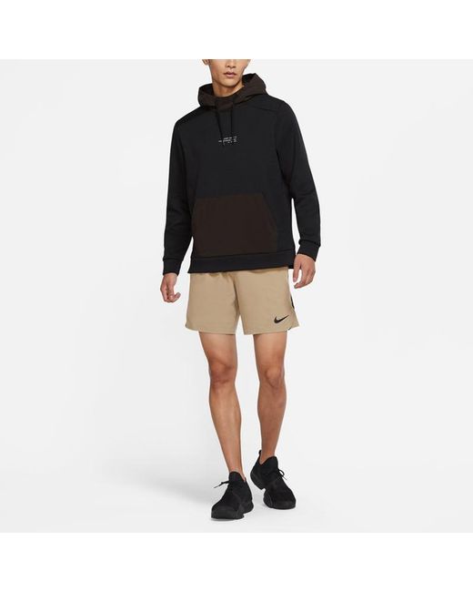 Nike Black Dri-Fit Solid Color Knit Pullover Training Sports for men
