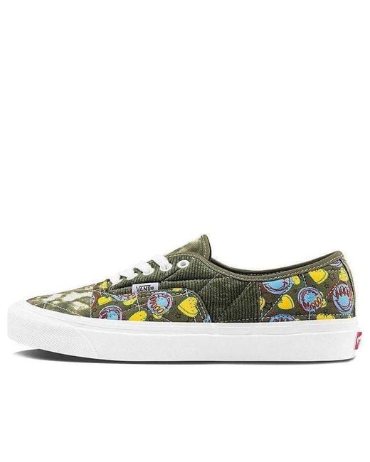 Vans Green Unisexauthentic 44 Dx Anaheim Low-Top Casual Canvas Shoes for men
