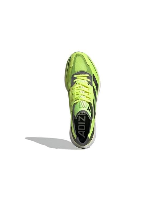 Adidas Yellow Adizero Boston 11 'Solar Night Metallic' for men