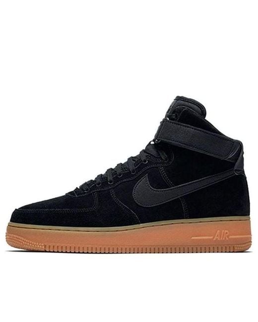 Nike Blue Air Force 1 High 07 Lv8 Suede Gum' for men