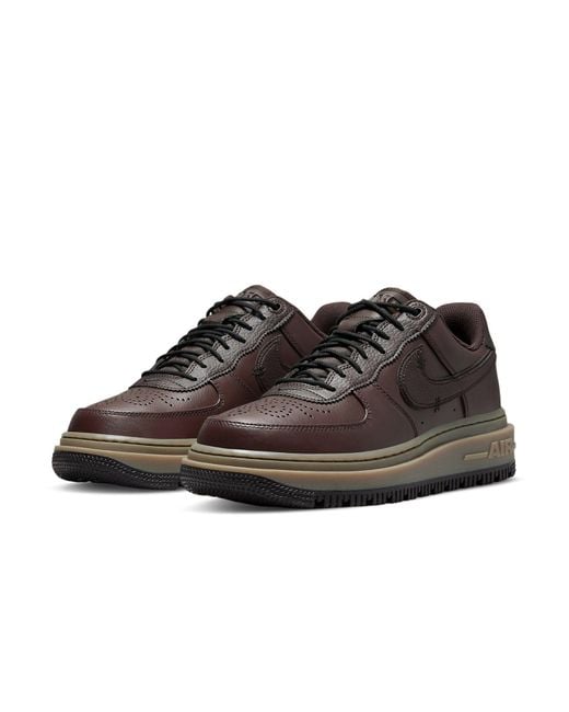 Nike Brown Air Force 1 Luxe Basalt' for men