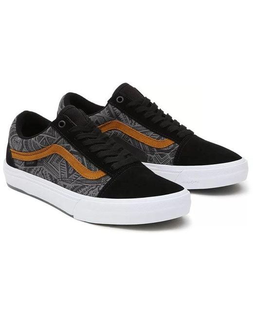 Vans Brown Courage Adams X Bmx Old Skool Golden' for men