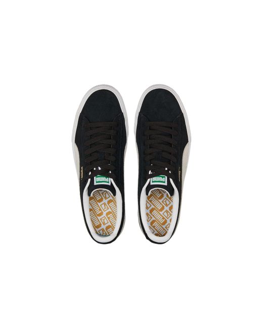 PUMA Black Suede Classic Sneakers for men