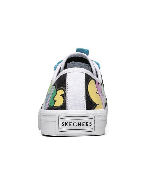 Skechers Blue (Wmns) Jeremyville X V'Lites Low-Top Sneakers