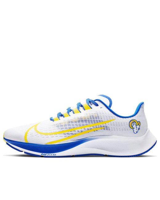Nike Blue Air Zoom Pegasus 37 'Los Angeles Rams' for men