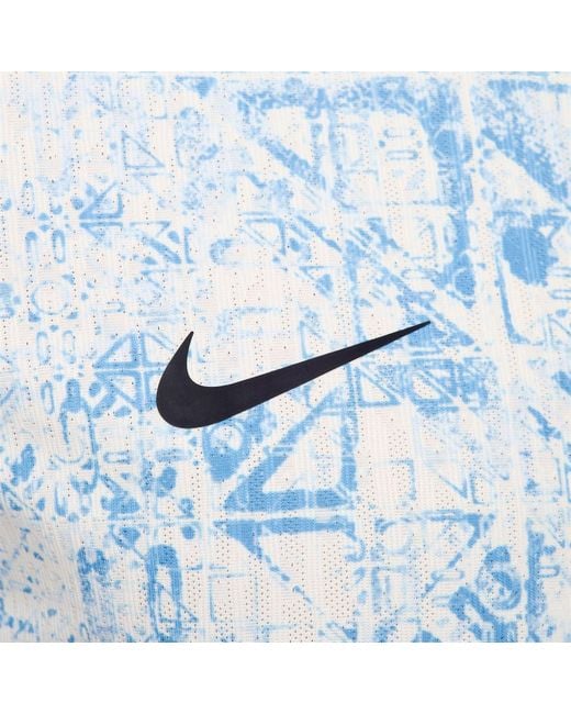 Nike Blue Portugal 24/25 Match Away Authentic Soccer Jersey for men