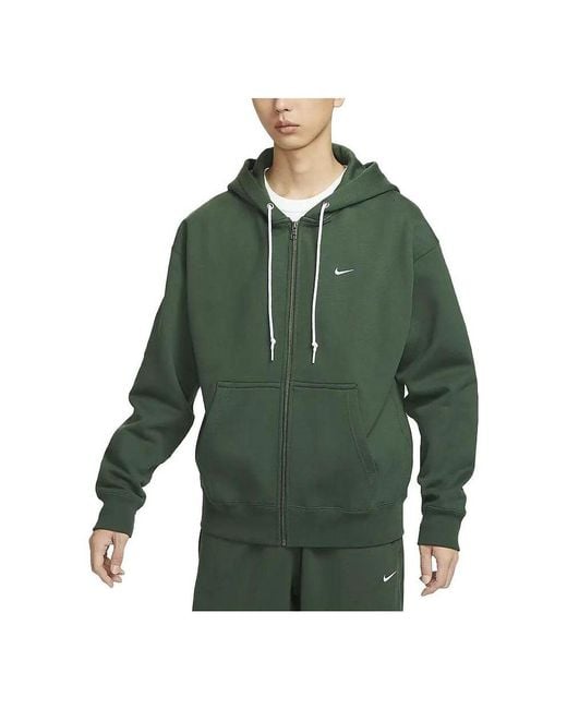 Nike Green Solo Swoosh Hoodie for men