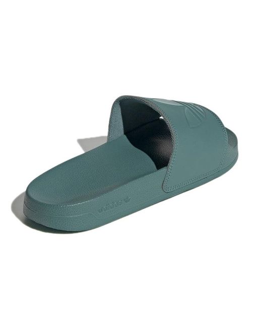 Adidas Green Adilette Lite Sandal 'Hazy Emerald' for men