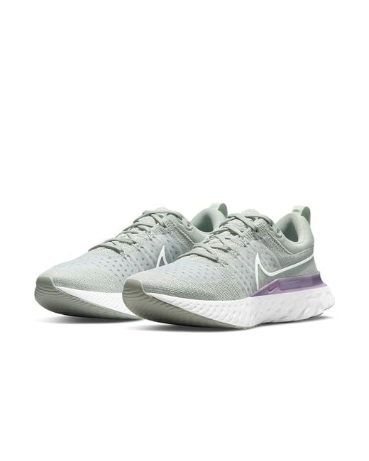 Nike White (Wmns) React Infinity Run Flyknit 2 'Light Lilac'