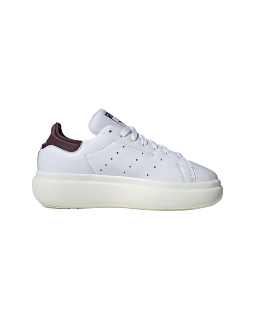 Adidas White (Wmns) Stan Smith Pf Burgundy'