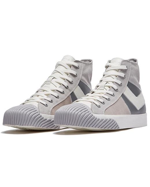 Product Of New York Gray Shooter High Canvas Shoes for men