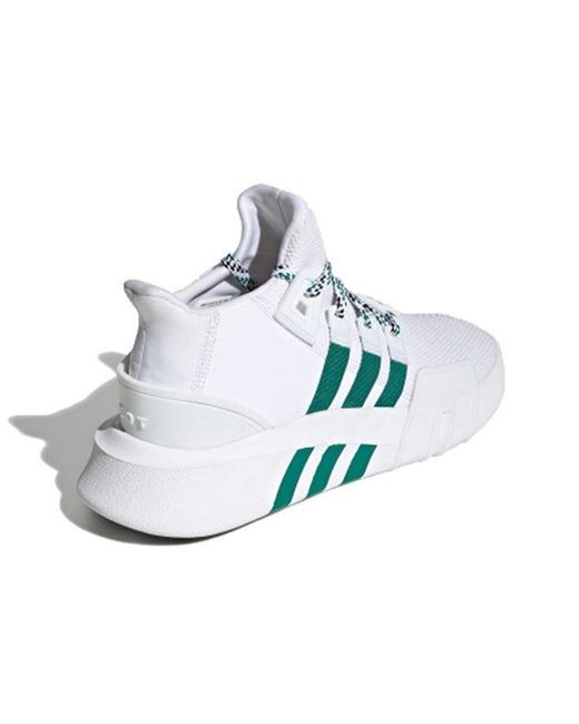 Adidas White Eqt Bask Adv Sub' for men