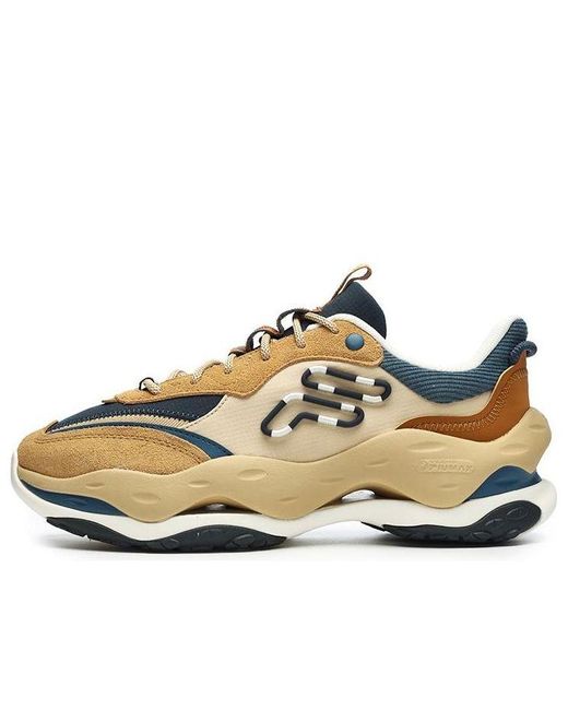 FILA FUSION Yellow Cheese Sneakers for men