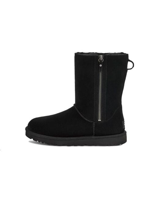 Ugg Black (Wmns) Classic Short Zip