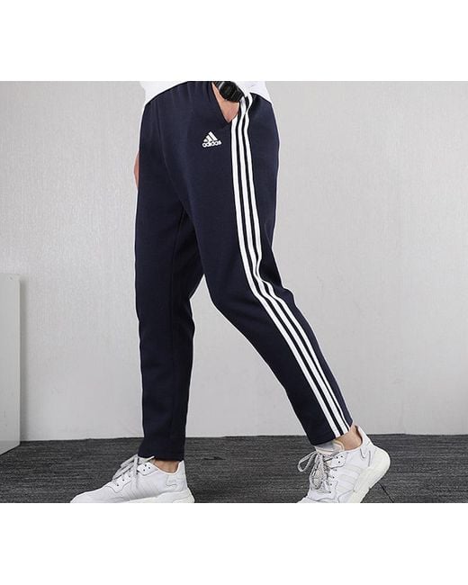 Adidas Blue M Mh 3S Tp2 Sports Stylish Pants for men