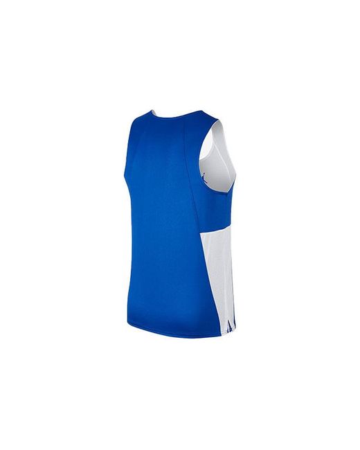 Nike Blue Brand Reversible Colorblock Basketball Jersey/Vest for men