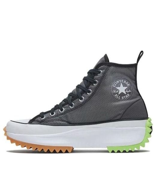Converse Blue Run Star Hike High 'Concrete Heat for men