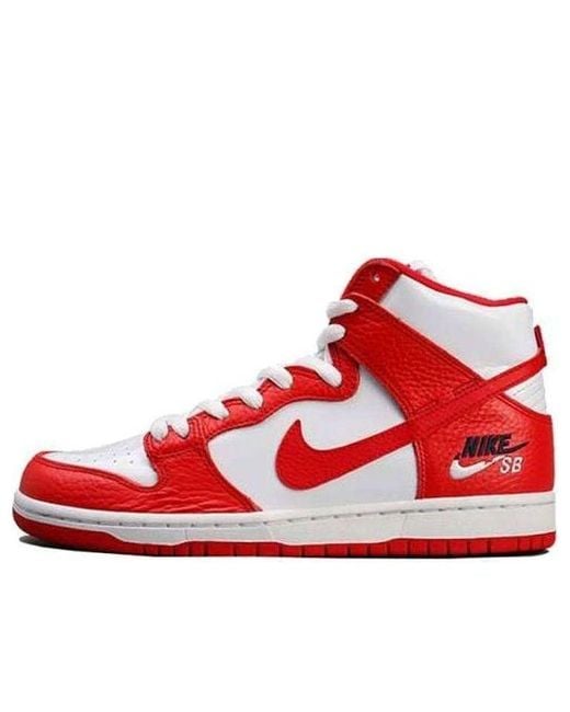 Nike Red Sb Dunk High Pro 'Dream Team University' for men