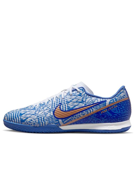 Nike Blue Zoom Mercurial Vapor 15 Academy Cr7 Ic 'Azulejo' for men