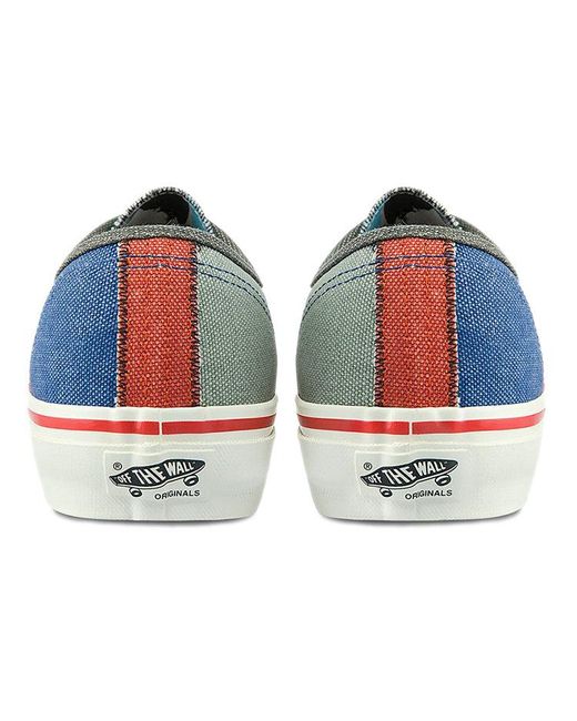 Vans Blue Nigel Cabourn X Og Authentic Lx 'Crazy Mix' for men