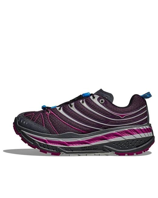 Hoka One One Purple Stinson Evo Og 'Aubergine Fuchsia' for men
