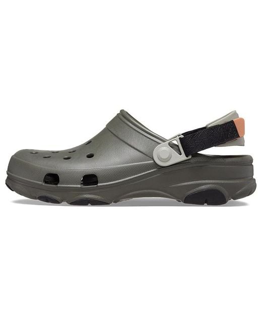 CROCSTM Brown All-Terrain Clogs 'Dusty Multi' for men