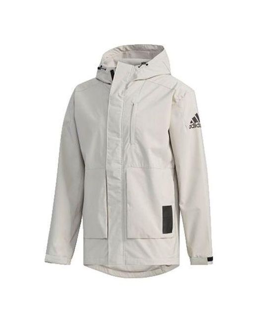 Adidas Gray Sport Performance Windproof Jacket Light for men