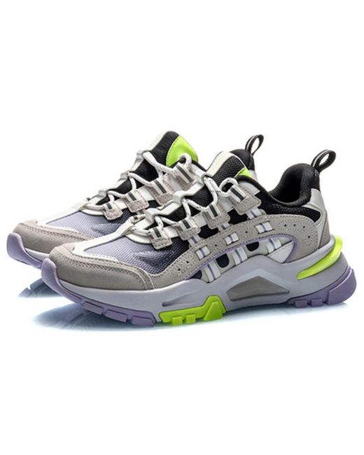 Li-ning Gray (Wmns) Reverses Neon'