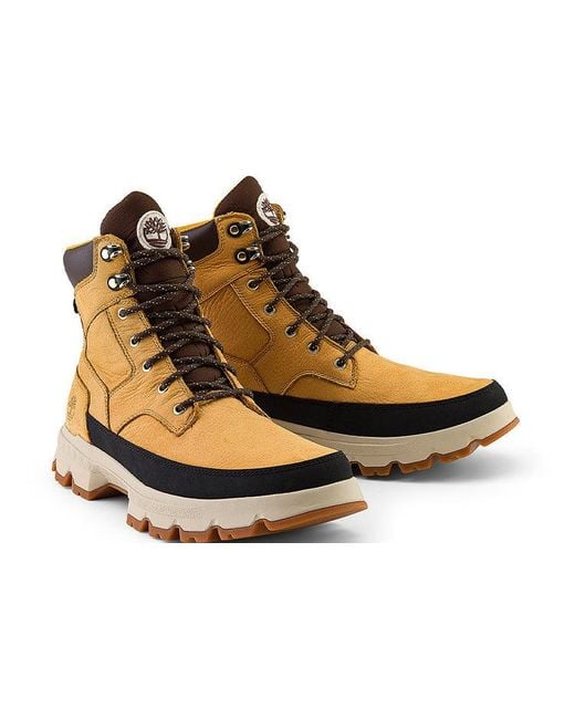 Timberland Brown Greenstride Originals Ultra Waterproof Boots 'Wheat Nubuck' for men