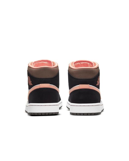 Nike Black (Wmns) 1 Mid Se 'Peach Mocha'