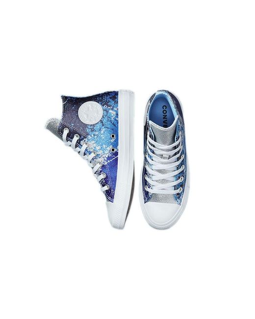 Converse Blue (Wmns) Chuck Taylor All Star High 'Hybrid Shine