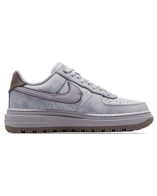 Nike Air Force 1 Luxe Dyed Low-top Casual Sneakers Grey/purple in Gray for  Men | Lyst