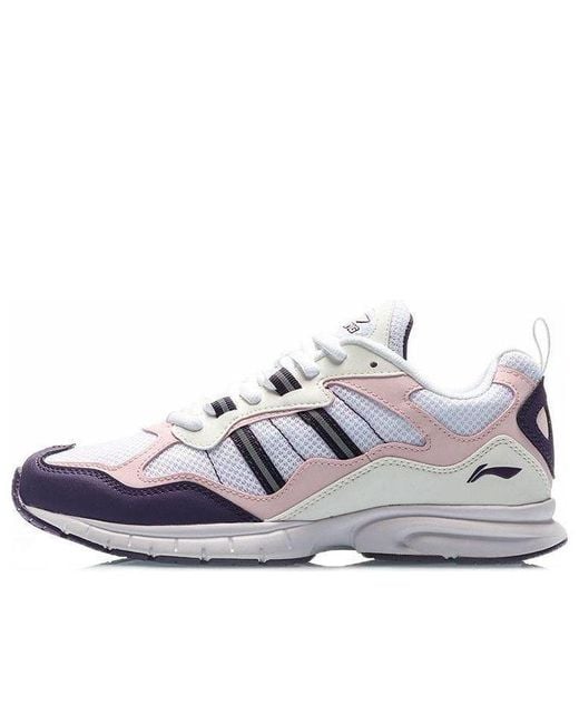 Li-ning White (Wmns) Lightweight Running Shoes